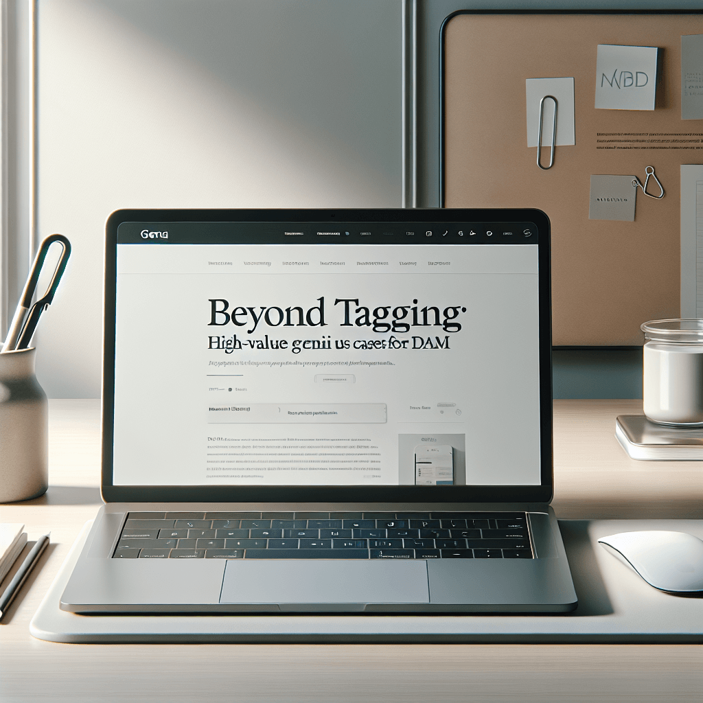 Opdag hvordan AI & GenAI revolutionerer Digital Asset Management – effektiviser indholdsproduktion, personalisér kampagner og styrk din SEO. Klik her!